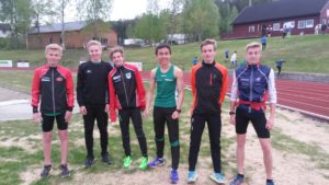Juniorlaget: Truls, Thomas, Erik, Simen, Haakon og Kristoffer